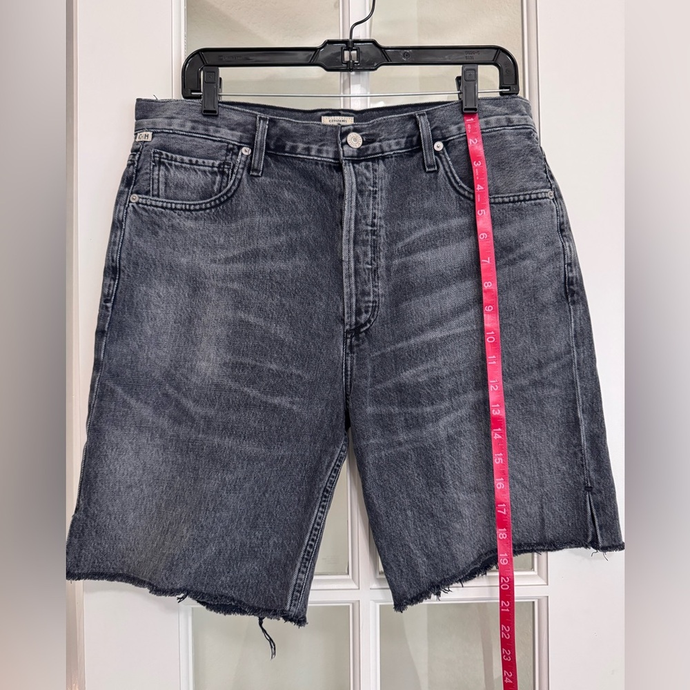 Citizens for Humanity Size 31 Gray Denim Cutoff Shorts